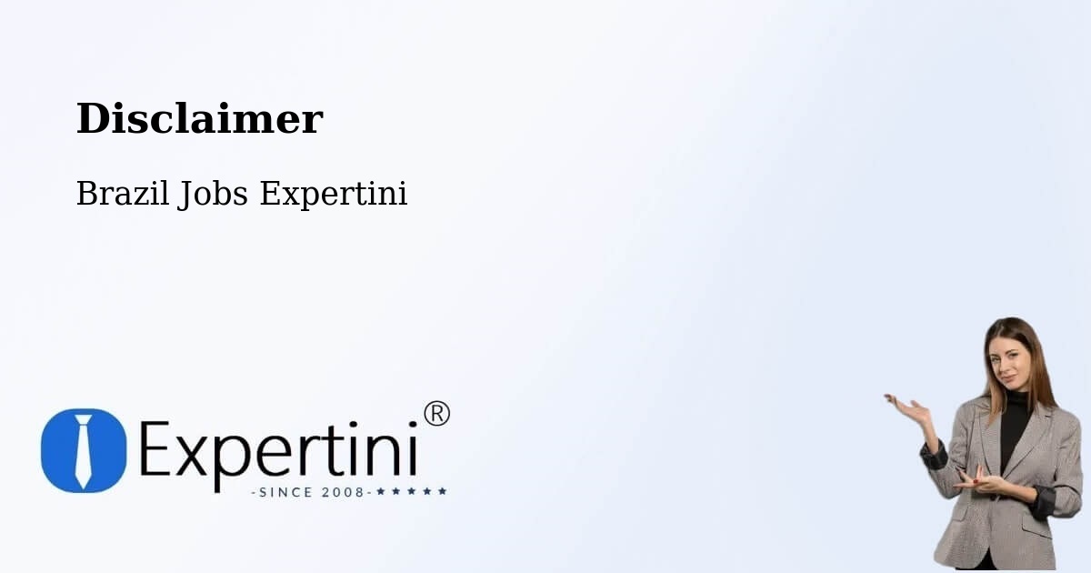 Disclaimer – Muriaé - Brazil Jobs Expertini